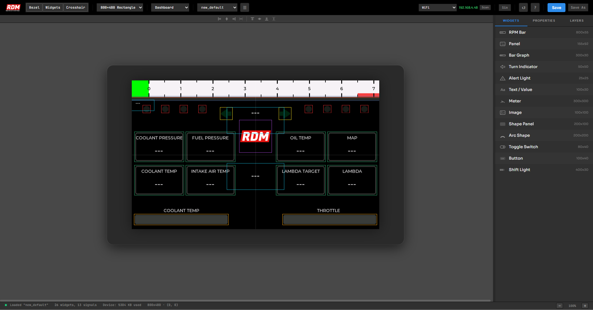 RDM Studio editor